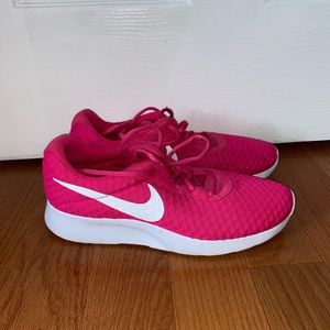 Size 11 hot pink Nike sneakers